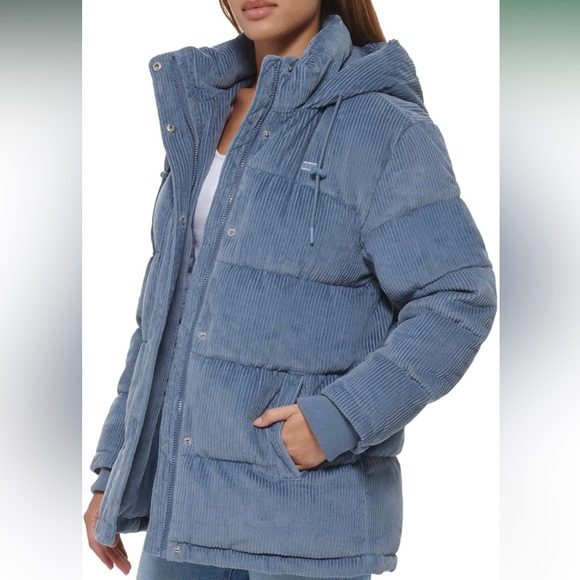 NWT Levi’s Bubble Puffer Coat - Picture 3 of 8